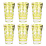 Set de 6 verres à thé 12.5cl décor oriental