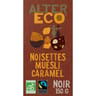 Alter eco chocolat noir noisette muesli caramel bio 150g