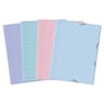 Exacompta chemise élastique 3 rabats carte 4 visuels deco