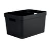 Eda bac de rangement stone 18l noir