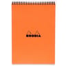 Rhodia bloc reliure intégrale microperforé a4 160 pages 5x5 orange