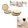 Dessous de verre rondins en bois x4