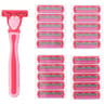 Rasoir femme 3 lames + 20 recharges