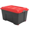 Sundis malle de rangement locker noir rouge 135 l