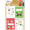 12 étiquettes cadeaux de Noël (modèle 8)