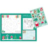 10 sets de table en papier 30x40cm jeux maison du pere noel + 3 planch