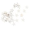 Confettis en bois petites etoiles blanches x36