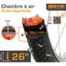Chambre à air autoréparante 26"