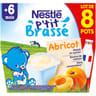 Nestlé p'tit brassé abricot 8x100g
