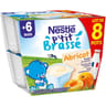 Nestlé p'tit brassé abricot 8x100g
