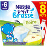 Nestlé p'tit brassé poire 8x100g