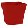 Pot toscane carré 24,80cm rubis