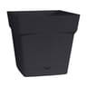 Pot toscane carré 24,80cm gris anthracite