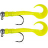 Kit 2 virgules montées jaune 7cm 4g zack