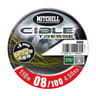 Tresse jaune fluo 8 brins 110m 10/100 mitchell