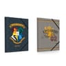 Chemise carte 3 rabats a l'elastique harry potter 2 decors