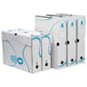 Lot de 10 boites d'archives blanches