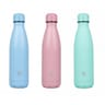 Gourdes unies coloris pastels 500ml inox aqua