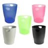 Poubelle polypropylene translucide 5 coul ass punchy exacompta