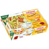 Daunat plateau salade maraichère poulet rôti crudités tartinade boursin et tartelette framboise 320g