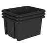 Eda promobox gris anthracite 30 l lot de 3