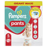 Pampers baby dry pants couches culottes géant maxi T5 x76