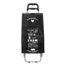 Poussette de marche sac vinyle noir mon marche 50l