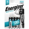 Energizer 4 piles max aaa/lr3 dure jusqu'a 130% plus longtemps 44g