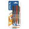 Pilot Frixion ball x4 (noir, bleu, rouge, vert)