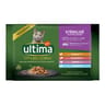 Ultima sachet repas chat stérilisé poulet dinde saumon et truite 340g