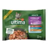 Ultima sachet repas chat sterilise poulet boeuf thon et poisson 4x85g