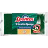 Spontex 3 gratte eponge efficacite maximale