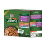 Ultima sachet fraîcheur chat poulet, dinde, saumon et truite x8 - 680g