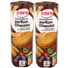 Cora goûters fourrés ronds chocolat 2x300g