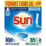 Sun tablettes lave-vaisselle tout en 1 x58 tablettes