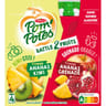 Pom'Potes compotes gourdes battle 2 fruits pomme ananas kiwi 4x90g