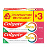 Colgate total dentifrice detox lot de 3 x 75 ml
