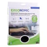 Tnb tapis de souris ergonomique gel antimicrobien noir TSED200BK