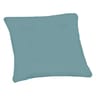 Coussin déco déhoussable 40x40x10 cm vert amazone
