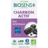 Biosens gélules végétales charbon actif bio 40g