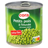 Cora petits pois extra fins 1/2 280g