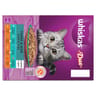 Whiskas pâtée pour chat sachets fraîcheur duo terre et mer en gelée 12x85g
