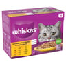 Whiskas pâtée pour chat sachets fraîcheur festins à la volaille en gelée 12x85g