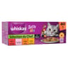 Whiskas pâtée pour chat sachets fraîcheur tasty mix sélection du chef en sauce 40x85g