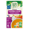 Jardin bio étic velouté lentilles corail coco curry bio 1l