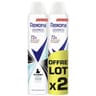 Rexona deodorant aerosol invisible aqua 2x200ml
