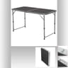 Table pliante en alu 120x60x70cm