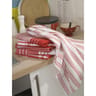 Lot de 5 torchons Angrie rouge 50x70cm
