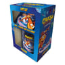 Coffret cadeau crash bandicoot  4 tasse, sous-verre et porte-clés "About Time"