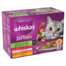 Whiskas pâtée pour chat sachets fraîcheur tasty Mix sélection du chef en sauce 12x85g